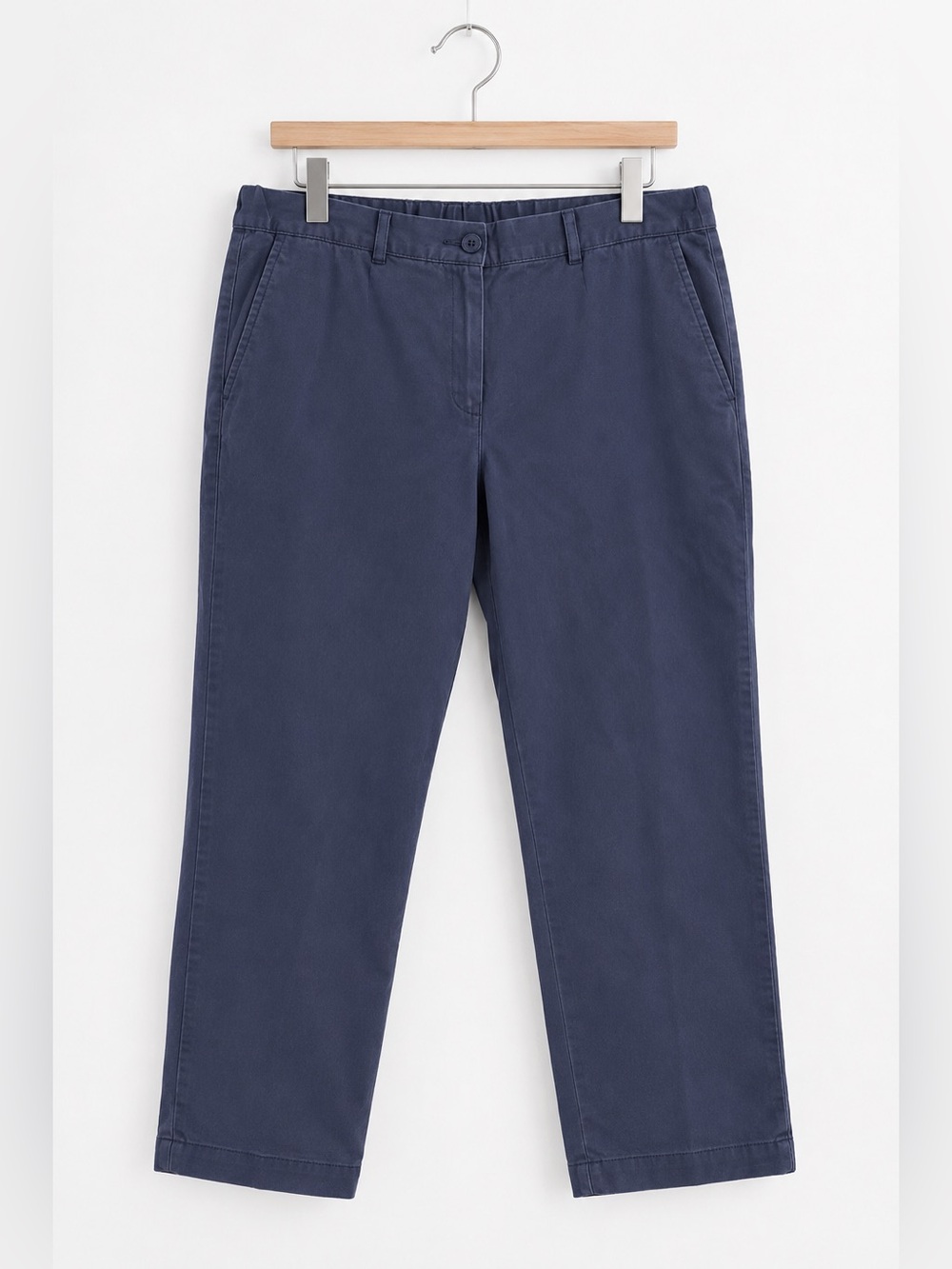 Women's Straight-Leg Chino Pants in Navy